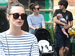NEW YORK, NY - SEPTEMBER 04: Keira Knightley with baby Edie Righton and husband James Righton are  seen on September 04, 2015 in New York City.  (Photo by Ignat/Bauer-Griffin/GC Images)