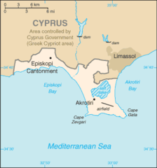 Mapa Akrotiri