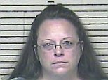 epa04911995 A Carter County Detention Center handout image released 03 September 2015 shows Rowan County Kentucky Clerk Kim Davis in a booking photo after being put in jail for contempt of court for refusing several court orders to start issuing marriage licenses in Rowan County, Kentucky, USA, 03 September 2015. The US Supreme Court ruled in June 2015 that gay couples had a constitutional right in the US to get married.  EPA/CARTER COUNTY DETENTION CENTER /  HANDOUT EDITORIAL USE ONLY/NO SALES