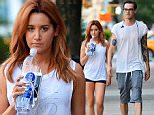 142028, Ashley Tisdale and husband Christopher French seen out and about in East Village, NYC. New York, New York - Monday September 7, 2015. Photograph: © PacificCoastNews. Los Angeles Office: +1 310.822.0419 sales@pacificcoastnews.com FEE MUST BE AGREED PRIOR TO USAGE