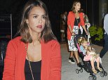 8.SEPTEMBER.2015 - NEW YORK - USA
*STRICTLY AVAILABLE FOR UK AND GERMANY USE ONLY*
AMERICAN ACTRESS JESSICA ALBA PUSHES DAUGHTER HAVEN GARNER WARREN IN A STROLLER WHILE THEY VISIT NYC.  
BYLINE MUST READ : XPOSUREPHOTOS.COM
***UK CLIENTS - PICTURES CONTAINING CHILDREN PLEASE PIXELATE FACE PRIOR TO PUBLICATION ***
*UK CLIENTS MUST CALL PRIOR TO TV OR ONLINE USAGE PLEASE TELEPHONE 0208 344 2007*