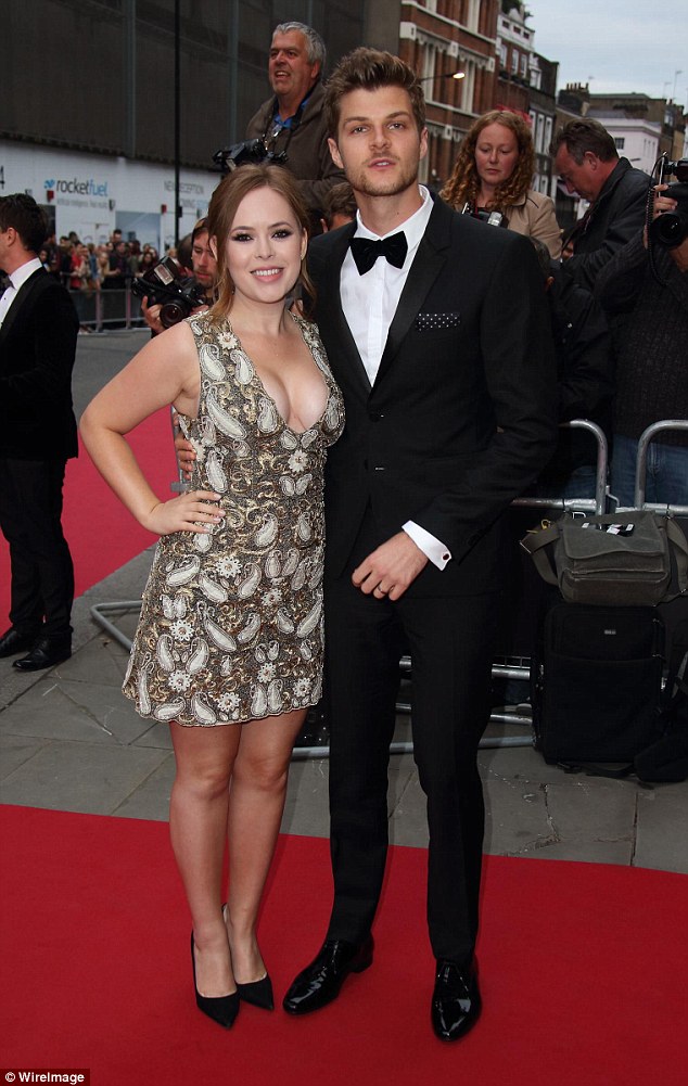 Just married: Newlywed bloggers Tanya Burr and Jim Chapman made the evening a date night