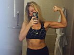 Ellie Goulding shows off her muscles