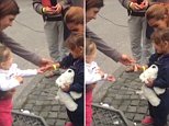 Video of girl giving the sweet is live 

1212565 Touching moment German girl hands refugee child a sweet

Grabs are also attached. Credit is Vine/Cassandra Vinograd 

Can you also put the link to her vine in the article please? https://vine.co/v/etO7UlenrDT

Thanks, Jodie