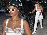 EXCLUSIVE: Rihanna goes shopping in an all white outfit in TriBeCa with friend Melissa.\n\nPictured: Rihanna\nRef: SPL1114633  070915   EXCLUSIVE\nPicture by: @PapCultureNYC / Splash News\n\nSplash News and Pictures\nLos Angeles: 310-821-2666\nNew York: 212-619-2666\nLondon: 870-934-2666\nphotodesk@splashnews.com\n