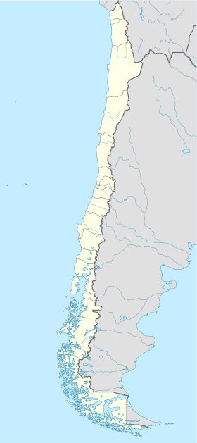 موقع سانتياغو على خريطة تشيلي