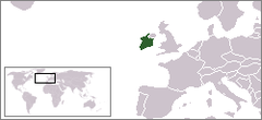 Location of Éire