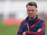 MANCHESTER, ENGLAND - AUGUST 05:  (EXCLUSIVE COVERAGE) Manager Louis van Gaal of Manchester United in action during a first team training session at Aon Training Complex on August 5, 2015 in Manchester, England.  (Photo by John Peters/Man Utd via Getty Images)