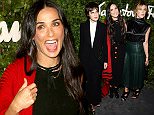 BEVERLY HILLS, CA - SEPTEMBER 09:  (L-R) Tallulah Willis, Demi Moore and Scout Willis arrive at the Salvatore Ferragamo 100 Years In Hollywood celebration at the newly unveiled Rodeo Drive flagship Salvatore Ferragamo boutique on September 9, 2015 in Beverly Hills, California.  (Photo by Amanda Edwards/WireImage)