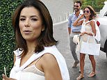 Celebrities attend Day 12 of the US Open in NYC

Pictured: Eva Longoria and Jose Antonio Baston
Ref: SPL1123703  110915  
Picture by: Ron Asadorian / Splash News

Splash News and Pictures
Los Angeles: 310-821-2666
New York: 212-619-2666
London: 870-934-2666
photodesk@splashnews.com