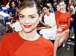 NEW YORK, NY - SEPTEMBER 11:  Actress Jaime King (C) attends the Jason Wu fashion show during Spring 2016 New York Fashion Week at Spring Studios on September 11, 2015 in New York City.  (Photo by Ben Gabbe/Getty Images)