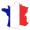 Flag-map of France.svg