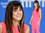 Sandra Bullock attends a press conference for "Our Brand is Crisis" on Day 3 of the Toronto International Film Festival at the TIFF Bell Lightbox, on Saturday, Sept. 12, 2015, in Toronto. (Photo by Evan Agostini/Invision/AP)