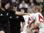 ALI WILLIAMS AND LEWIS MOODY (R) CLASH
RUGBY UNION INTERNATIONAL: ENGLAND 19 NEW ZEALAND 23, AT TWICKENHAM 
. REXMAILPIX.