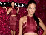 NEW YORK, NY - SEPTEMBER 13:  Model Adriana Lima attends Maybelline New York Celebrates New York Fashion Week at Sixty Five on September 13, 2015 in New York City.  (Photo by Jamie McCarthy/Getty Images for Maybelline)
