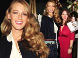 EXCLUSIVE FAO DAILY MAIL ONLINE ONLY - FEE AGREED\n Mandatory Credit: Photo by Startraks Photo/REX Shutterstock (5080071p)\n Blake Lively, Angie Niles\n 'Bright Lights Paris' book launch, New York, America - 12 Sep 2015\n Blake Lively celebrates the launch of her best friend's book Bright Lights Paris\n