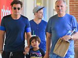 Orlando Bloom  spends a chill day in Malibu with son Flynn and dad Harry in Malibu September 12, 2015  X17online.com