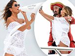 CANNES, FRANCE - SEPTEMBER 03:  Nicole Scherzinger showed up with an unexpected plus one to close out the summer season in the South of France. Nicole marked the launch of new Captain Morgan White Rum with the Captain himself, delivering mojitos to bewildered paparazzi and posing with fans for selfies on September 3, 2015 in Cannes, France.  (Photo by Stuart C. Wilson/Getty Images for Captain Morgan)