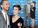 TORONTO, ON - SEPTEMBER 15:  Shia LaBeouf (L) and Kate Mara attend the "Man Down" press conference photo call during 2015 Toronto International Film Festival held at TIFF Bell Lightbox on September 15, 2015 in Toronto, Canada.  (Photo by Michael Tran/FilmMagic)