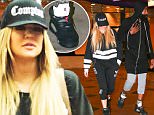 UK CLIENTS MUST CREDIT: AKM-GSI ONLY\nEXCLUSIVE: *PREMIUM EXCLUSIVE* **WEB EMBARGO UNTIL 7AM PST 9/15/15** Calabasas, CA - Khloe Kardashian and James Harden closed down the Edwards Calabasas Cinema, leaving a showing of Straight out of Compton at 12:30 in the morning, twenty minutes after everyone else had exited the show. Khloe looked special in her 'Compton' hat, as Hidden Hills doesn't exactly count as 'the hood.' We also noticed Harden sporting a pair of Nike Air Jordans, Harden signed his $200 million deal which doesn't officially begin until October 1 but still Adidas won't be happy about it **SHOT 09/11/15**\n\nPictured: Khloe Kardashian and James Harden\nRef: SPL1126274  140915   EXCLUSIVE\nPicture by: AKM-GSI / Splash News\n\n