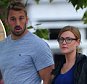 England rugby captain and his girlfriend Camilla Kerslake along with their  little black dog  as they strolled through SW London . Chris looked VERY RELAXED ahead of leading his country on Friday as England host the inaugural William Webb Ellis Rugby World Cup .