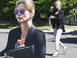 Picture Shows: Charlize Theron  September 17, 2015\n \n Actress and busy mom Charlize Theron is spotted leaving a friend's house in Studio City, California. Charlize recently adopted a baby girl named August, who was missing from the outing. \n \n Non-Exclusive\n UK RIGHTS ONLY\n \n Pictures by : FameFlynet UK © 2015\n Tel : +44 (0)20 3551 5049\n Email : info@fameflynet.uk.com
