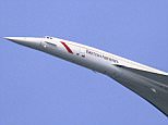 A Concorde supersonic airliner registration G-BOAB flies overhead during its service for British Airways - en-route for a foreign destination. The delta-winged jet was first flown in 1969, entering commercial service in 1976 for 27 years until the disastrous in Paris ended its viability. AÈrospatiale-BAC Concorde was a turbojet-powered supersonic passenger airliner or supersonic transport (SST). With a program cost of £1.3 billion and a unit cost of £23 million in 1977.