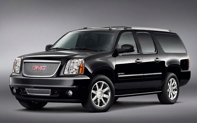 A GMC Yukon, similar to the one above, and BMW X53, like the one below, were among the cars taken from Jenkins
