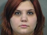 Confessed: Erika Wigstrom, 20, told police Tuesday that she killed her 17-onth-old son who suffered from Down's syndrome and heart defects by injecting his feeding tube with Germ-X brand hand sanitizer