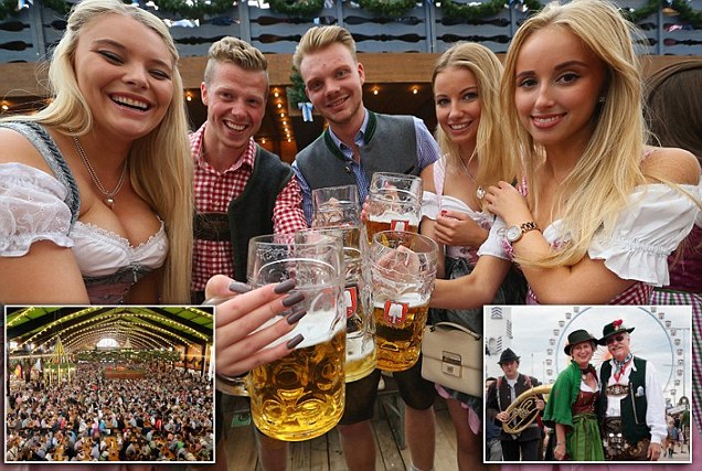 Lederhosen, low-cut blouses and gallons of beer! Six million people expected to pack out