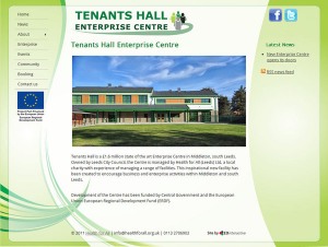 Screenshot of Tenants Hall Enterprise Centre Leeds