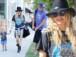 Picture Shows: Axl Duhamel, Fergie  September 20, 2015\n \n Proud parents Fergie and Josh Duhamel are spotted leaving a park in Brentwood, California with her growing boy Axl. Fergie has been busy as of late working on her new album.\n \n Non Exclusive\n UK RIGHTS ONLY\n \n Pictures by : FameFlynet UK © 2015\n Tel : +44 (0)20 3551 5049\n Email : info@fameflynet.uk.com