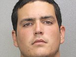 A Florida man has been arrested after allegedly ripping out his girlfriend's intestines when she screamed the name of her ex-husband during sex. Fidel Lopez, 24, allegedly ripped out part of Maria Nemeth's intestines on Sunday night after he placed his arm up to his elbow inside of her during a violent sex act. He initially called police to his home in Ft Lauderdale, Florida, claiming she had fallen unconscious after having violent consensual sex. But when police arrived they found Nemeth on the bathroom floor with chunks of flesh and other body parts scattered around her. Lopez then allegedly confessed to the true horrors of her brutal demise.  According to an arrest report he told officers he had turned into a "monster" after Maria, 24, shouted out the name of her ex-husband during sex. Lopez admitted to police that he began to smash up the apartment before returning to Nemeth who had fallen unconscious in a closet, where they had been having sex. He then told officers that he start