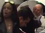 EXCLUSIVE: **NO USA TV AND NO USA WEB**Azalea Banks is seen tussling with flight attendant attempting to retrieve her bag and exit the plane after a flight for New York to LAX. The video shows as Banks argues who flight attendant calling him (attendant) a "f***ing F**ot. Co-pilot eventually showed up and told Banks that police were called, which led her to rush off the plane. Azalea allegedly had an argument with french couple who blocked her from retrieving her bag from overhead bin. Police eventually caught up with Azalea at the baggage claim, no charges were pressed as french passengers were on vacation and didn't care for the hassle. \n\nPictured: Azalea Banks\nRef: SPL1134185  220915   EXCLUSIVE\nPicture by: TMZ.com / Splash News\n\nSplash News and Pictures\nLos Angeles: 310-821-2666\nNew York: 212-619-2666\nLondon: 870-934-2666\nphotodesk@splashnews.com\n