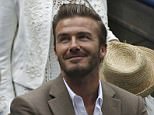 Former Manchester United star David Beckham watched the US Open tennis final alongside American Vogue editor-in-chief Anna Wintour