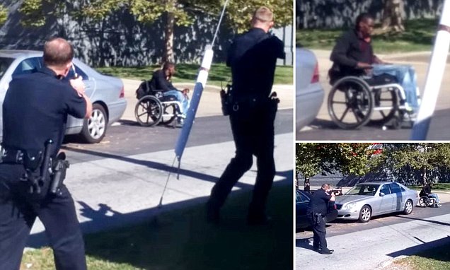 Wilmington Police shoot dead 'armed' Jeremy McDole in a wheelchair in video