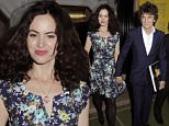 ronnie wood and wife sally at pele¿s exebition in bond street 24/9/2015 blitz pictures
