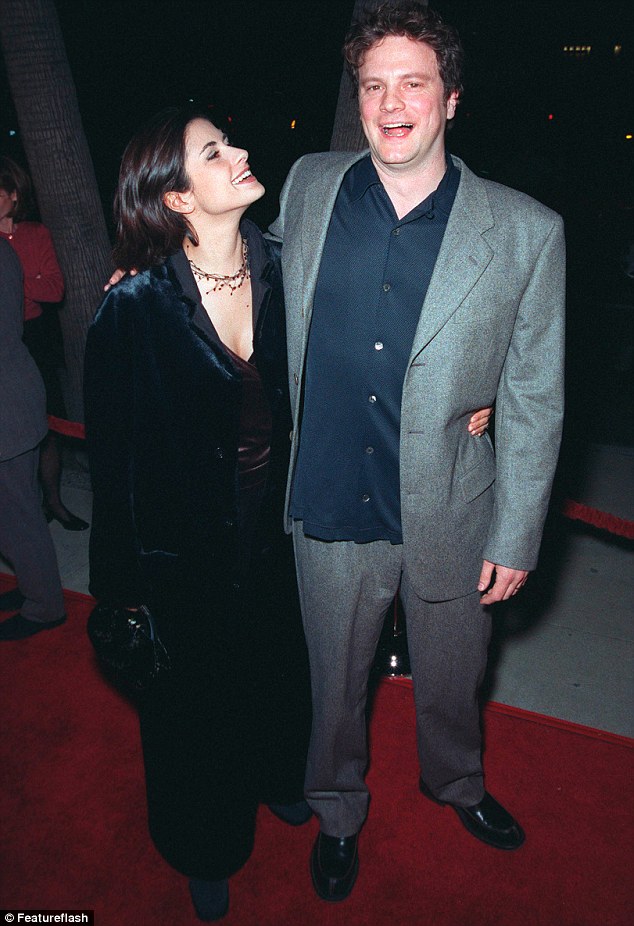 Colin may be slimming down to impress his fashionista wife, Livia Firth, who he is pictured with here at the Shakespeare in Love premiere in 1991, but now he looks like a 'beanpole' says concerned Jenni Murray