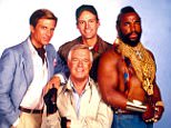 No Merchandising. Editorial Use Only. No Book Cover Usage... Mandatory Credit: Photo by Moviestore/REX Shutterstock (1646352a).. The A-Team,  Dirk Benedict,  George Peppard,  Dwight Schultz,  Mr T.. Film and Television.. ..