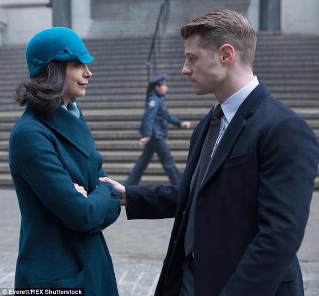 On set romance: Morena and Ben met on the set of Gotham when the former Homelands beauty joined the cast towards the end of last year
