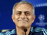 epa04954764 Chelsea's manager Jose Mourinho during a press conference at Dragao stadium in Porto, Portugal, 28 September 2015. Chelsea will face FC Porto in the UEFA Champions League group G soccer match on 29  September.  EPA/ESTELA SILVA