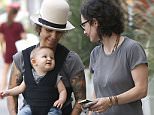 Picture Shows: Linda Perry, Rhodes Gilbert Perry, Sara Gilbert  September 27, 2015
 
 Couple, Sara Gilbert and Linda Perry take their son, Rhodes Gilbert Perry grocery shopping in Los Angeles, California. 
 
 Sara and her wife, Linda Perry, have just released their new children album "Deer Sounds". 'ET' said they were inspired by their 6-month-old son which helped fuel the songs. 
 
 Exclusive - All Round
 UK RIGHTS ONLY
 
 Pictures by : FameFlynet UK © 2015
 Tel : +44 (0)20 3551 5049
 Email : info@fameflynet.uk.com