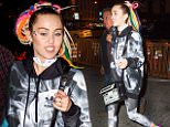 EXCLUSIVE: Miley Cyrus and friends spotted going to party at Soho House after picking up scripts for her SNL skit sporting colorful dreadlocks and a smokey Adidas track suit with colored painted shoes.\n\nPictured: Miley Cyrus\nRef: SPL1136112  280915   EXCLUSIVE\nPicture by: @PapCultureNYC / Splash News\n\nSplash News and Pictures\nLos Angeles: 310-821-2666\nNew York: 212-619-2666\nLondon: 870-934-2666\nphotodesk@splashnews.com\n