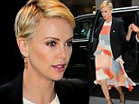 Charlize Theron out and about in a multicolored maxi-dress in NYC\n\nPictured: Charlize Theron\nRef: SPL1138302  280915  \nPicture by: XactpiX/Splash\n\nSplash News and Pictures\nLos Angeles: 310-821-2666\nNew York: 212-619-2666\nLondon: 870-934-2666\nphotodesk@splashnews.com\n