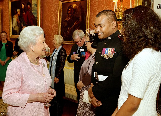 Support: The Queen was president of the Victoria Cross and George Cross Association until 2007 