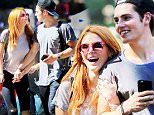 EXCLUSIVE: Bella Thorne and Gregg Sulkin are all smiles when they have a romantic lunch, go to a candy store, play with dogs while walking their own dog in the park in New York City, NY 1/2\n\nPictured: Bella Thorne and Gregg Sulkin\nRef: SPL1139054  280915   EXCLUSIVE\nPicture by: XactpiX/Splash News\n\nSplash News and Pictures\nLos Angeles: 310-821-2666\nNew York: 212-619-2666\nLondon: 870-934-2666\nphotodesk@splashnews.com\n