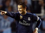 MALMO, SWEDEN - SEPTEMBER 30: Cristiano Ronaldo of Real Madrid celebrates after scoring during the UEFA Champions League Group A match between Malm? FF and Real Madrid CF at Swedbank Stadion on September 30, 2015 in Malmo, Sweden.  (Photo by Antonio Villalba/Real Madrid via Getty Images)