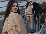 Kendall Jenner does a photoshoot on the balcony of Le Grand Hotel after the balmain fashion show\n\nPictured: KENDALL JENNER\nRef: SPL1141165  011015  \nPicture by: Pepito / Splash News\n\nSplash News and Pictures\nLos Angeles: 310-821-2666\nNew York: 212-619-2666\nLondon: 870-934-2666\nphotodesk@splashnews.com\n