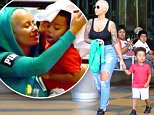 EXCLUSIVE: Amber Rose takes her son Sebastian out to lunch at the Cheescake Factory in Sherman Oaks. Amber and her son were being really cute as they finished up their lunch hiding under a table napkin and sharing little kisses. Amber and her son were seen walking around the Sherman Oaks galleria before heading home\n\nPictured: Amber Rose and Sebastian Taylor Thomaz\nRef: SPL1140813  300915   EXCLUSIVE\nPicture by: Fern / Splash News\n\nSplash News and Pictures\nLos Angeles: 310-821-2666\nNew York: 212-619-2666\nLondon: 870-934-2666\nphotodesk@splashnews.com\n