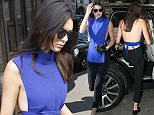 PARIS, FRANCE - SEPTEMBER 30:  Kendall Jenner leaves the 'Fendi' store on 'Avenue Montaigne' on September 30, 2015 in Paris, France.  (Photo by Marc Piasecki/GC Images)
